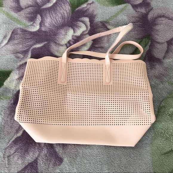 Neiman Marcus State of Escape Perforated Tote Bag - Picture 2 of 13